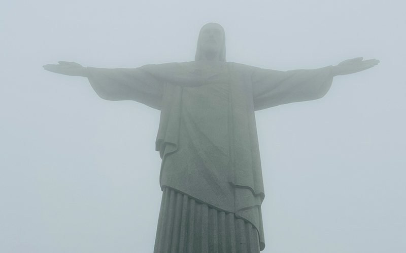One of 7 wonders of the world, Christ the Redeemer Rio de Janeiro