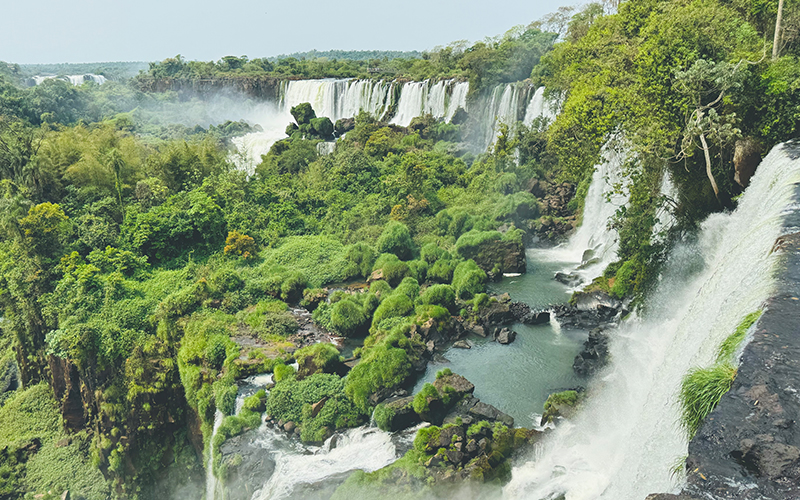 Waterfalls at Iguazu Falls National Park, Argentina